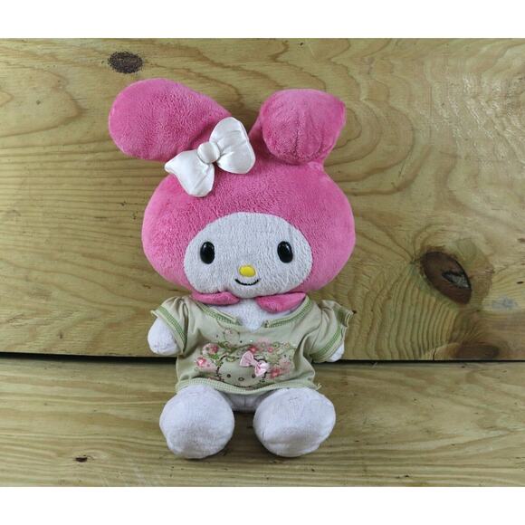 My Melody Build a Bear 2010 Hello Kitty Limited Edition 18" Plush Cat White Pink - Picture 1 of 8